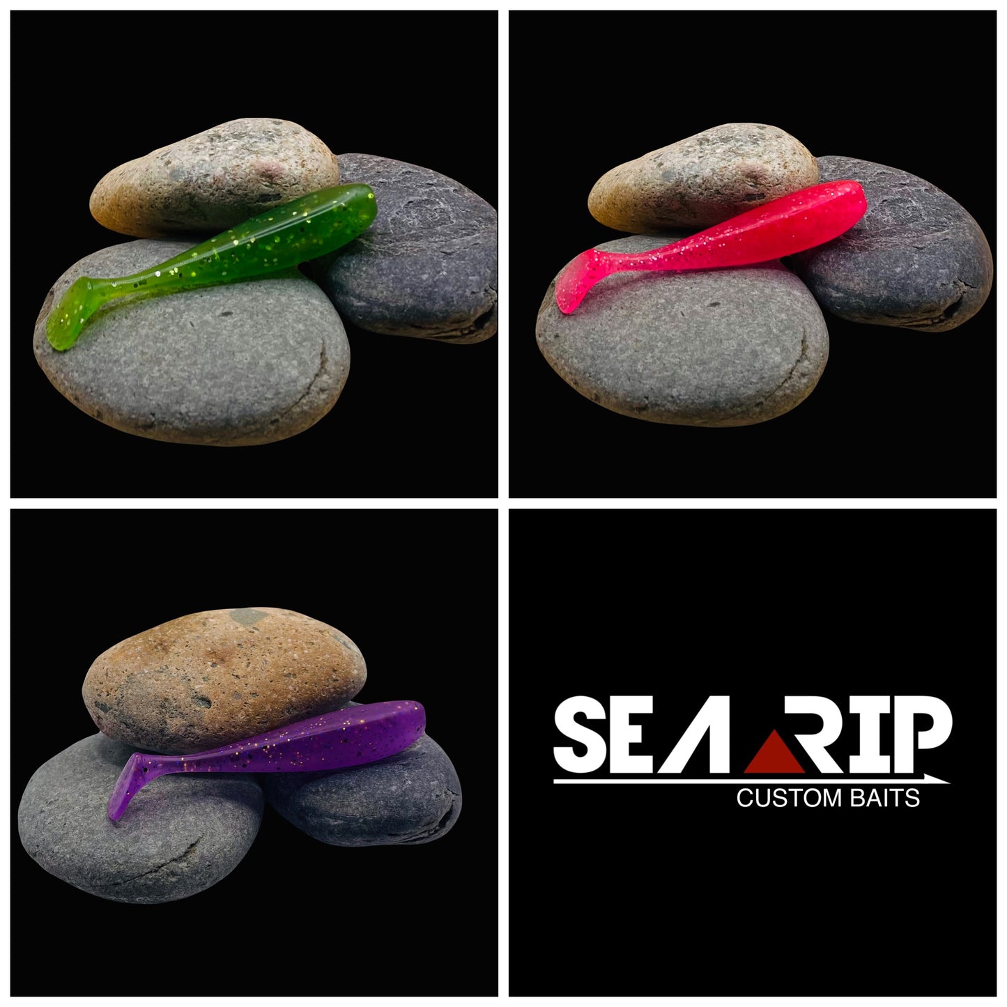 SEARIP PADDLE TAIL 3" in 3 catching colors