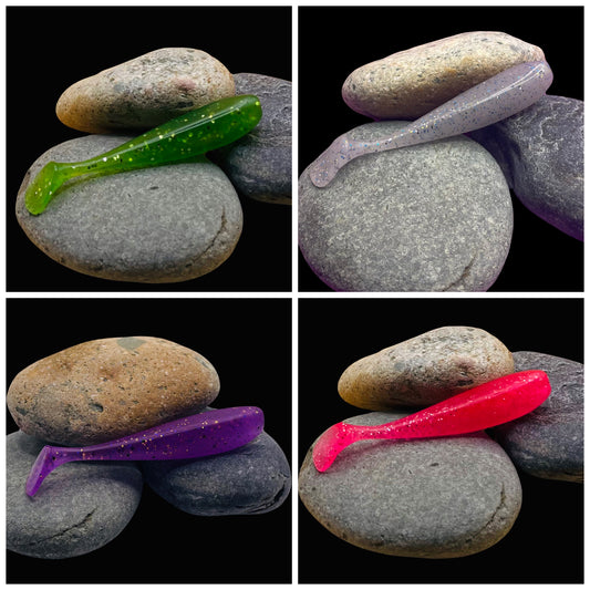 SEARIP PADDLE TAIL 3" in 4 catching colors