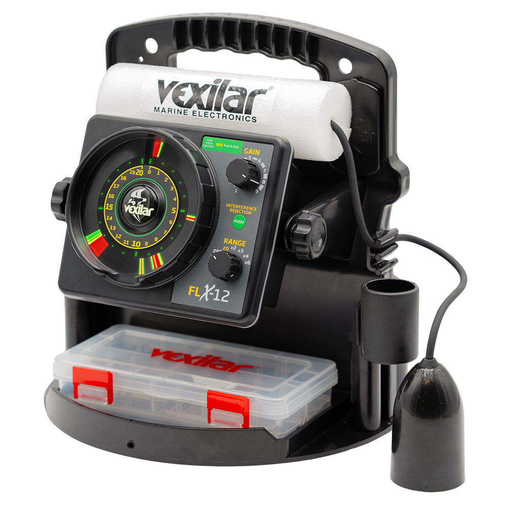 Vexilar FLX-12 Pro Pack II Fishing System w/12 Degree Ice Ducer [PPX1212]