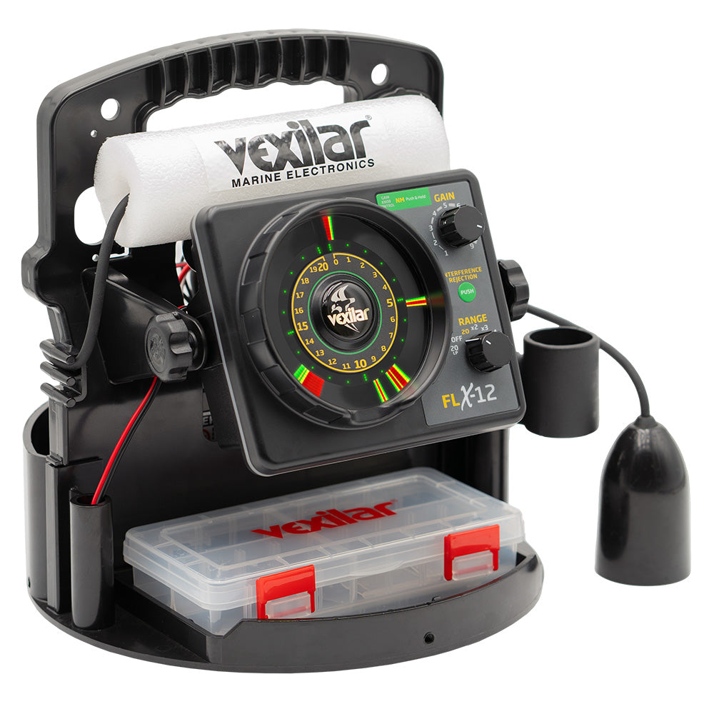 Vexilar FLX-12 Pro Pack II Fishing System w/12 Degree Ice Ducer [PPX1212]
