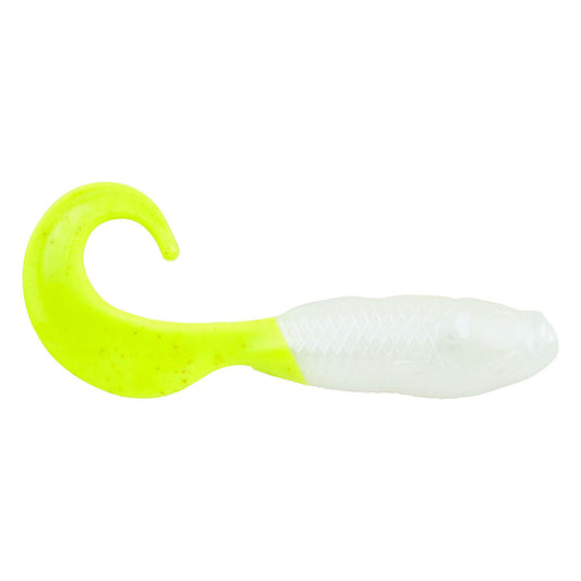 Berkley Gulp! Saltwater Swimming Mullet - 5" - Pearl White/Chartreuse [1519948]