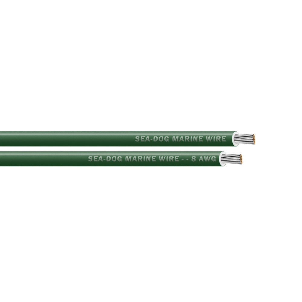 Sea-Dog 8 AWG Green Primary Wire - 1000' [8008049]