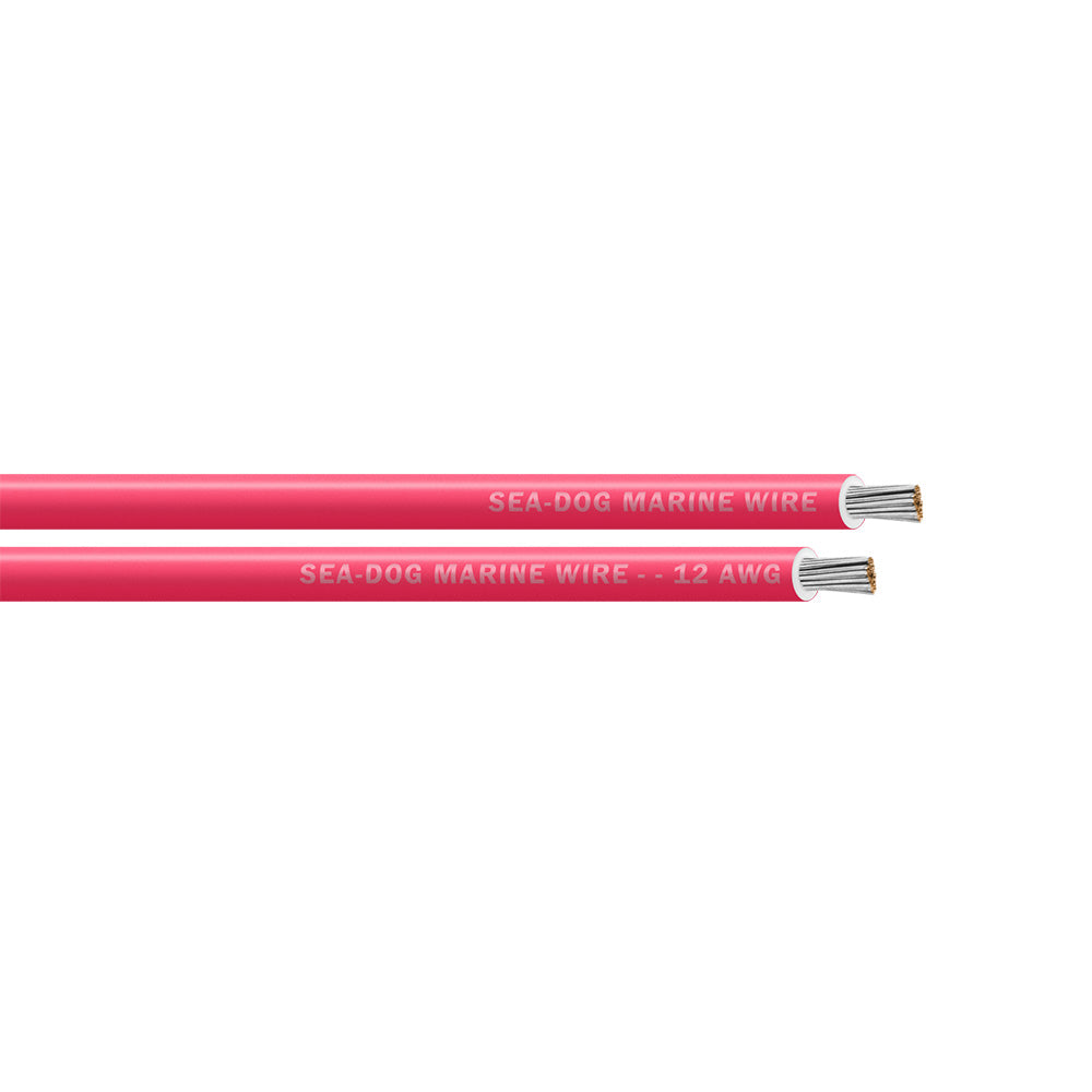 Sea-Dog 12 AWG Pink Primary Wire - 25' [8012090]