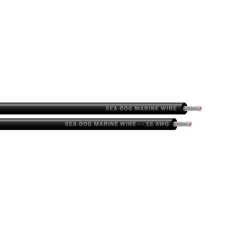 Sea-Dog 16 AWG Black Primary Wire - 500' [8016017]