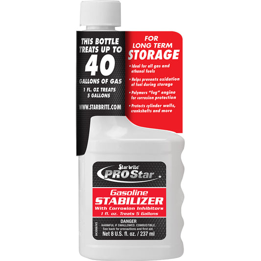 Star brite PRO Star Gas Stabilizer w/Corrosion Inhibitors - 8 oz [84308]
