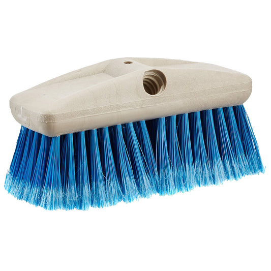 Star brite 8" Medium Bristle Wash Brush - Extend-A-Brush Compatible - Blue, Medium [40011]