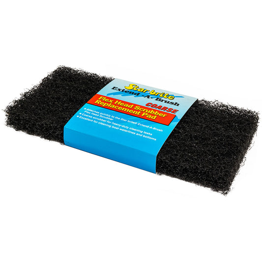 Star brite Large Scrub Black Heavy Duty Pad - Coarse Texture [40127]