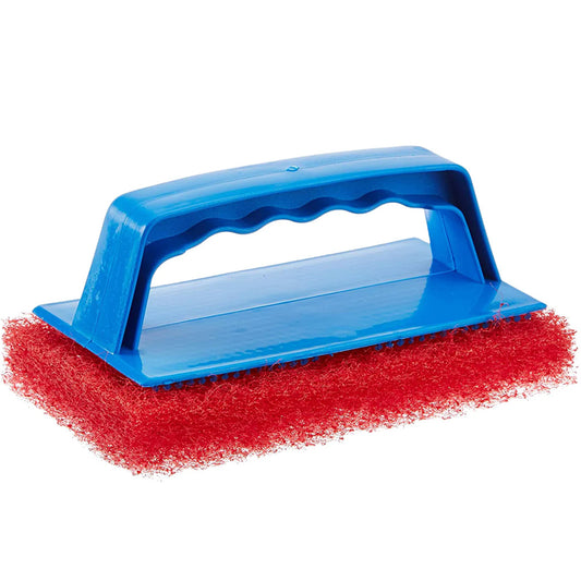 Star brite Medium Red Scrub Pad w/Interchangeable Handle [40130]