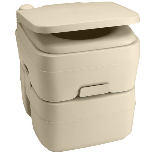 Dometic 965 MSD Portable Toilet w/Mounting Brackets - 5 Gallon - Parchment  [311196502]