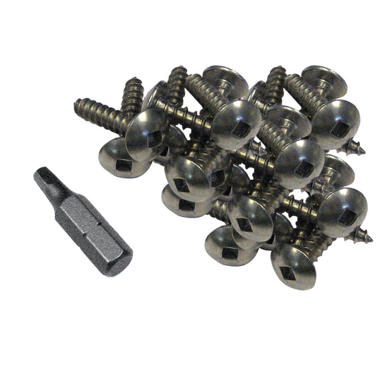 Dock Edge Stainless Steel Profile Fasteners 100 PCS 1" [DE1006F]